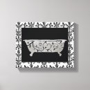 Search for bath tub canvas prints Black