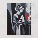 Search for black and white art deco postcards Modern