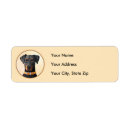 Search for doberman pinscher return address labels Dobermann