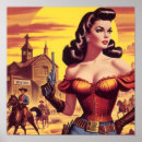 Search for vintage western posters Pinup