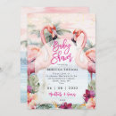 Search for palm trees baby shower invitations Flamingo