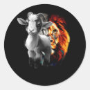 Search for lion and the lamb stickers Christian