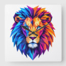 Recherche de lions horloges Coloré