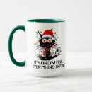 Search for christmas lights mugs Cats