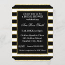 Search for stripe bridal shower invitations White