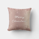 Search for rose gold christmas pillows Sparkle