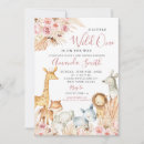 Search for baby safari invitations A little wild one