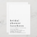 Search for text bridal shower invitations Minimalist