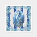 Search for seahorse napkins Blue