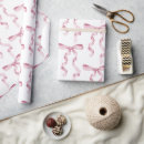 Search for pink bow wrapping paper Pretty