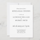 Search for formal rehearsal dinner invitations White