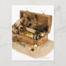 Search for treasure map postcards Gold