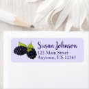 Search for blackberry return address labels Purple