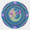 Search for beautiful mermaid stickers Purple