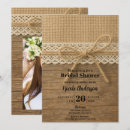 Search for lace bridal shower invitations Wood