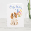 Search for cavalier king charles spaniel cards Dog lover