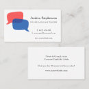Recherche de professeur anglais cartes visite Professeur de langue