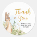 Recherche de rabbit baby shower stickers Potier beatrix