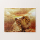 Search for big lion puzzles Wildlife