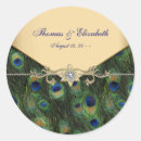 Search for green peacock stickers Gold