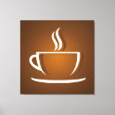 Search for cup coffee canvas prints Brown