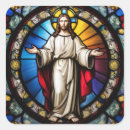 Search for jesus stained glass stickers Christian