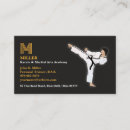 Search for karate business cards Coach