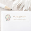 Search for pink and gold return address labels Watercolor