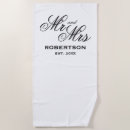 Search for couple beach towels Married