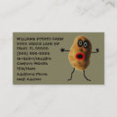 Search for potato business cards Cartoon