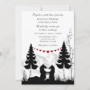 Search for bear wedding invitations Mountain