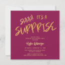 Recherche de rose gold surprise party invitations Moderne