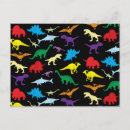 Recherche de motif dinosaure cartes postales Aquarelle