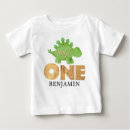 Recherche de dinos bébé vêtements Chemise d'anniversaire
