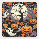 Search for vintage ghost stickers Halloween