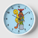 Search for bert and ernie sesame street clocks Big birds cousin