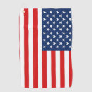 Search for red white and blue golf towels Usa