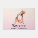 Search for giraffe doormats Watercolor
