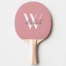 Search for pink ping pong paddles Typography