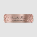 Search for gold name tags Beauty salon