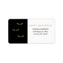 Search for happy cat return address labels Black