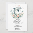 Search for dolphin party invitations Coral