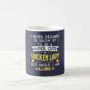 Search for super chicken mugs Cute