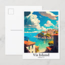 Recherche de mer adriatique cartes postales Vintage