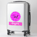 Recherche de valise rose autocollants Voyage
