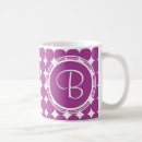 Recherche de pois pourpre tasses Blanc
