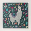 Recherche de llama puzzles Illustration