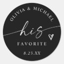 Search for black wedding stickers Elegant