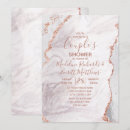 Search for rose gold shower wedding invitations Modern