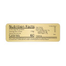 Search for honey return address labels Gold